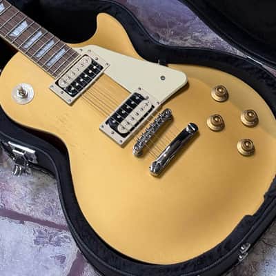 Epiphone Les Paul Classic Worn Metal Gold w/ Case New Unplayed 8lbs10oz #500 image 4