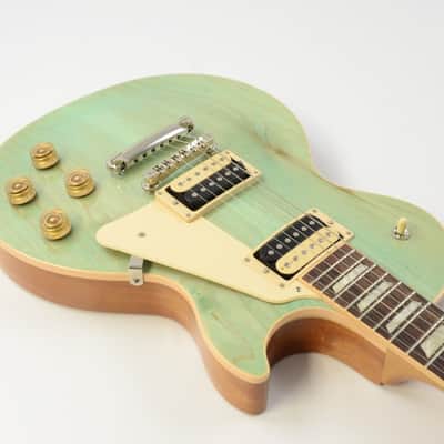 2017 Gibson Les Paul Classic Electric Guitar - Seafoam Green RARE w/OHSC image 9