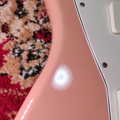 2021 Fender Japan Hybrid II Jazzmaster Flamingo Pink, 75th Anniversary Logo, MIJ JD21 image 24