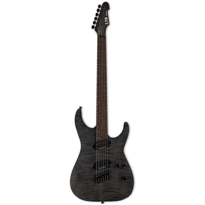 ESP LTD M-1000 Multi-Scale FM See Thru Black Satin MS Electric Guitar Multiscale B-Stock image 1