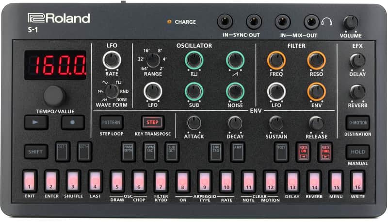 Roland Aira Compact S-1 Tweak Synthesizer image 1