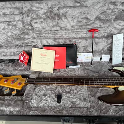 Fender American Ultra Precision Bass with Rosewood Fretboard 2019 - Present - Mocha Burst image 14