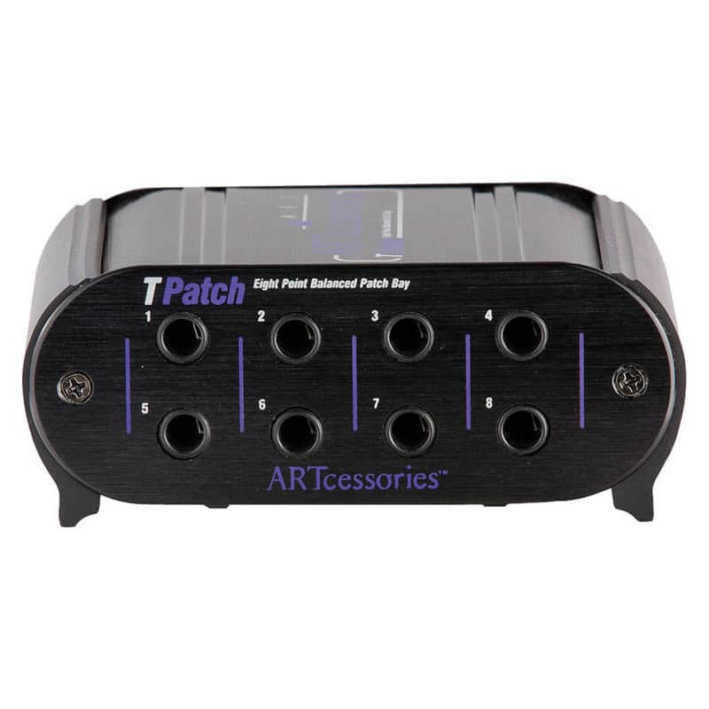 ART TPatch 8-Point TRS Patchbay image 1