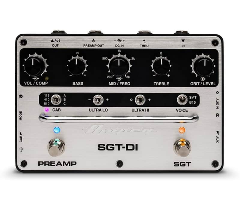 Ampeg SGT-DI Bass Preamp Pedal and DI image 1