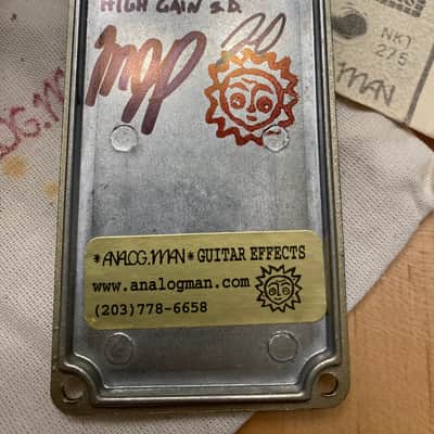 Analogman Sunface fuzz NKT 275 white dot high gain 2010 image 9