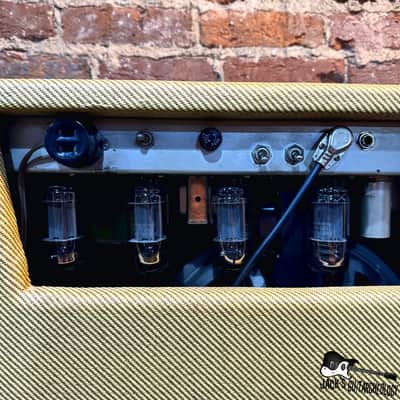 Sonny Meeker 1x15 B-Style Tube Amplifier Combo w/ Cover (1990s - Tweed) image 6