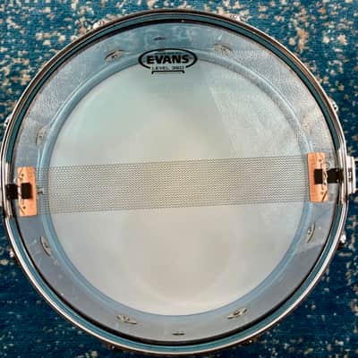 1080s CUSTOM BUILD Blue 14” x 6 ACRYLIC Snare Drum image 11