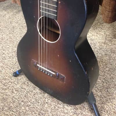 Vintage Oahu Squareneck Acoustic Guitar circa 1930's with Original Case image 2
