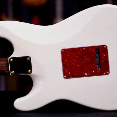 Suhr Classic S Custom Trans White Rosewood Neck & Gold Package 85904 image 9