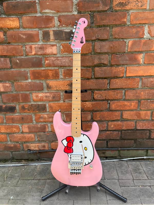 Hello Kitty Super Strat Charvel Style image 1