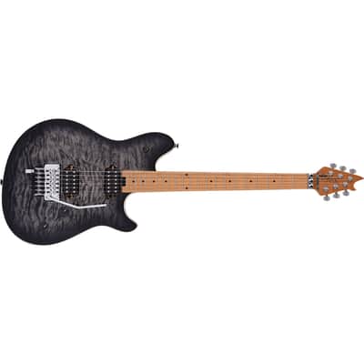 EVH Wolfgang Special QM with Baked Maple Fingerboard - Charcoal Burst image 3
