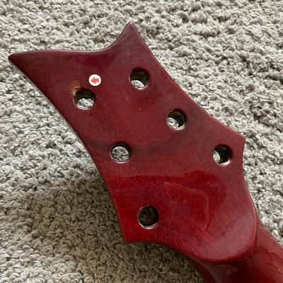 DeVille Blue HSS Electric Guitar, Mahogany Tiger Maple Top Body, 24 Frets Rosewood Fingerboard image 10
