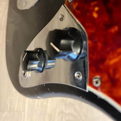 1963 Fender Jaguar – Black Refinish – Mastery Bridge + Original Bridge – Hardshell Case image 9