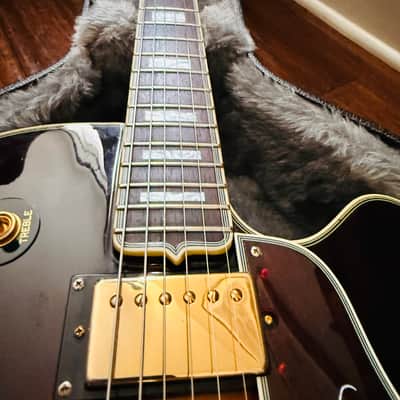 2003 MIK Epiphone Joe Pass Emperor II – Unsung Korea – Vintage Sunburst – OHSC image 7
