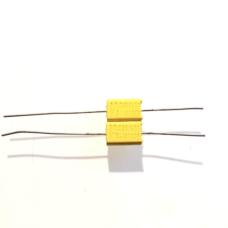 2 x Philips / Mullard NOS Polycarbonate Capacitor 0,033uf (33n) / 400V image 1