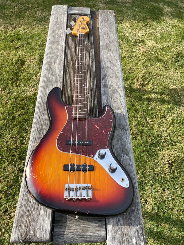 2012 Fender American Vintage ReIssue - '62 Jazz Bass - 3-Color Sunburst image 1