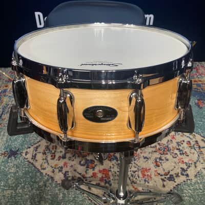 Slingerland - 1980s 5.5x14" Radio King (Reissue) 3-Ply Maple 10-Lug Snare Drum image 1
