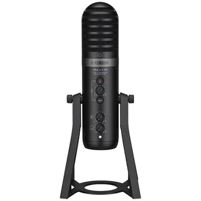 Yamaha AG01 Live Streaming USB Microphone with Mixer, Black image 4