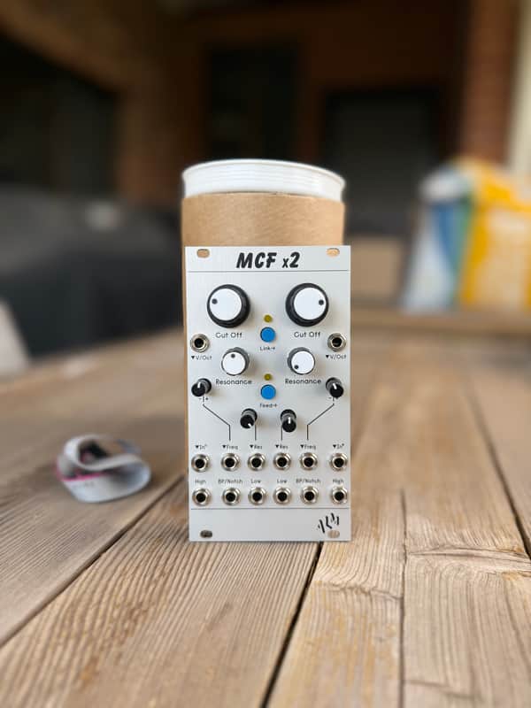ALM/Busy Circuits ALM030 MCFx2 Dual State Variable Filter Eurorack Synth Module 2022 - Present - Silver image 1