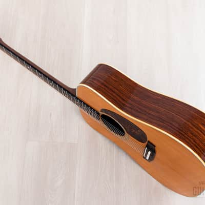 1968 Martin D-28 Vintage Dreadnought Acoustic Guitar, Brazilian Rosewood w/ Case image 15