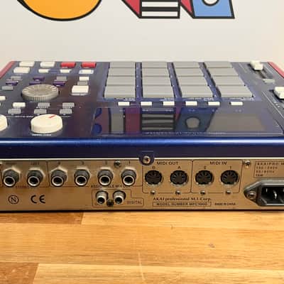 Akai MPC1000 - Blue JJOS 3.16 / 128MB RAM w/ 512MB CF Card image 5
