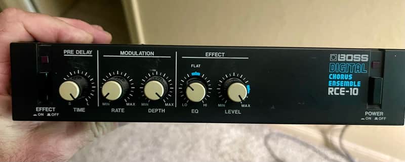 Boss RCE-10 Micro Rack Series Digital Chorus Ensemble 1986 - 1990 - Black image 1