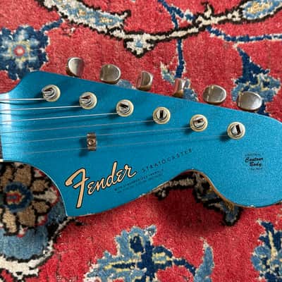 Fender Custom Shop '67 Heavy Relic Stratocaster 2021 Ocean Turquoise over sunburst image 12