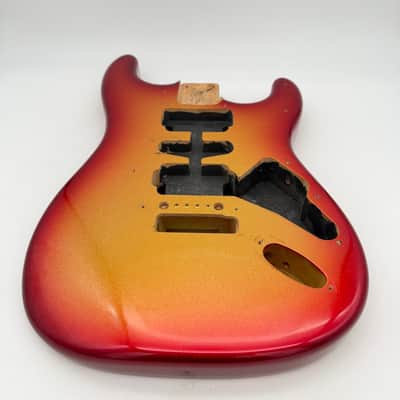 Warmoth Stratocaster Body Alder Sparkle Burst bb545 image 5