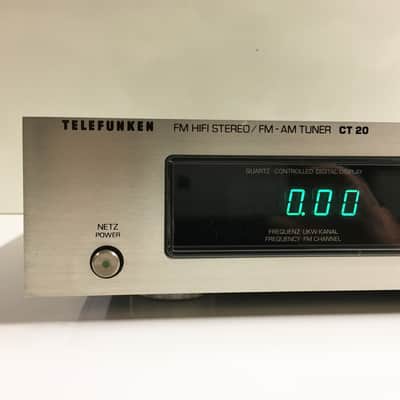 RECEPTEUR RADIO TUNER AM/FM VINTAGE TELEFUNKEN CT 20 / CT20 AUDIO HIFI DIGITAL image 3