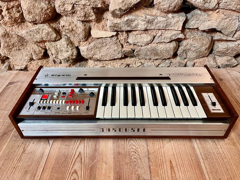 serviced Elgam Carousel / vintage analog groovebox like Wersi Wersimatic CX1 Elka Wilgamat image 1