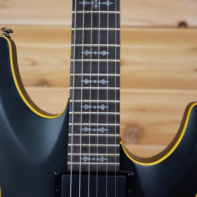 Schecter Demon-6 - Aged Black Satin image 3
