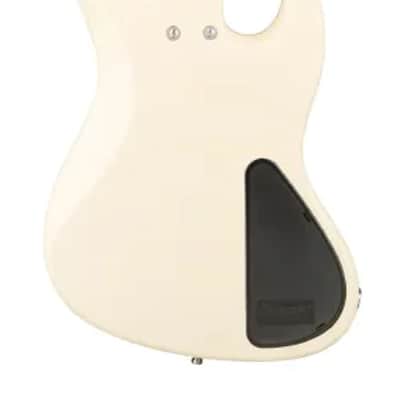 Sadowsky MetroExpress 21-Fret Vintage J/J Bass, Morado Fingerboard, Lefthand, 4-String - Solid Olympic White High Polish image 3