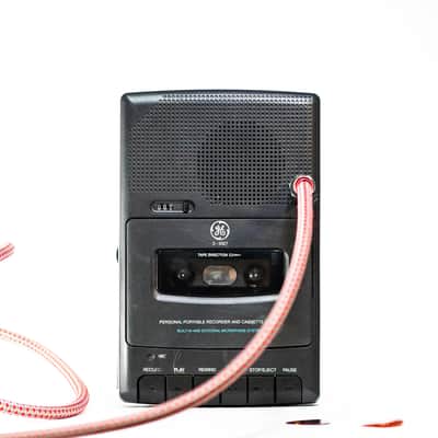 Super Portable Vintage GE Lo-Fi Cassette Tape Distortion Amp image 1