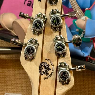 Oopeg Guitars Japan Supreme Colection Trailbreaker Mark I Lefty "Old Garage Stock"  NAMM Show 2026  Green Paisley image 12