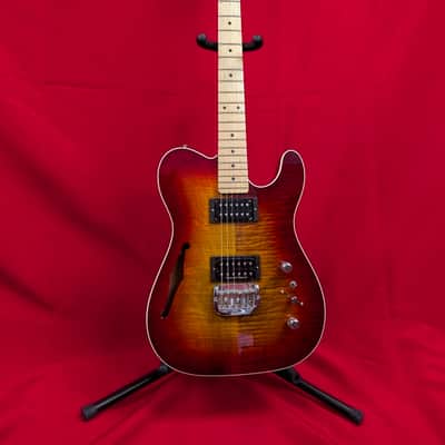 G&L (USA) ASAT Deluxe Semi-Hollow - Cherry Burst image 1