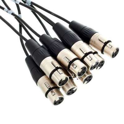 Cordial Sub-D 25-pin plug to 8x XLR-female image 4