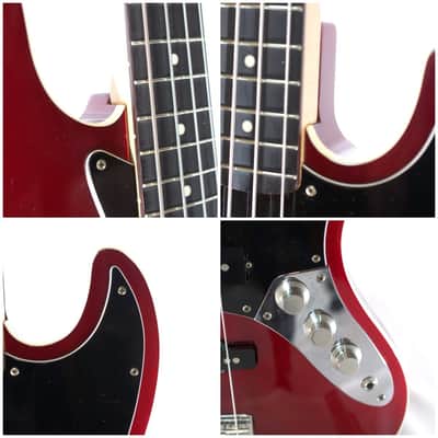 Fender Japan Aerodyne Jazz Bass AJB CAR Matching Headstock MIJ U Serial w/Gig Bag image 7