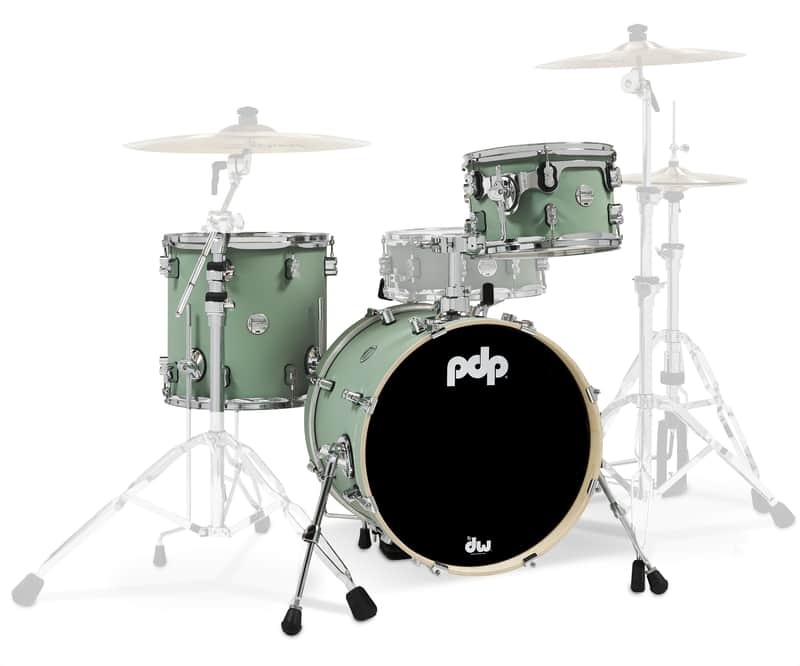 PDP Concept Classic 3-Piece Bop 18/12/14 Drum Shell Pack - Seafoam - PDCM18BPSF image 1