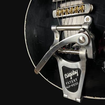 Maybach Lester 57 Custom Electric Guitar With Bigsby in Black Velvet image 7