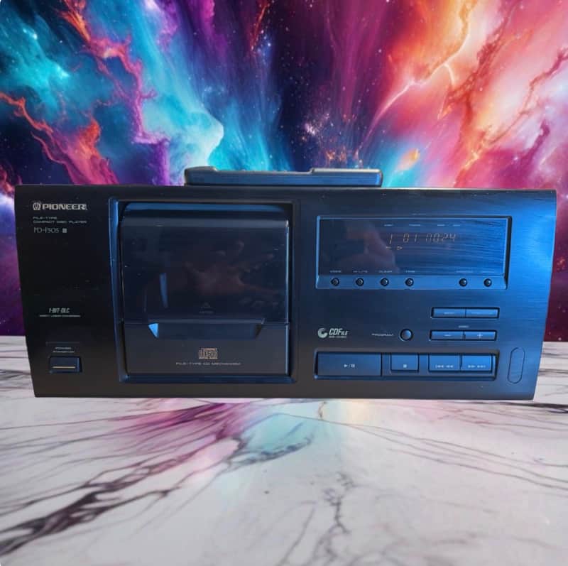 Pioneer PD-F505 CD Player Changer 25 Disc File - Serviced & Cleaned W/ Remote🔥 image 1