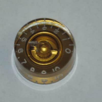 THREE used kind of relic'ed genuine Gibson GOLD SPEED KNOBS (ONLY 3 of the 4 knobs from PRSK-020 set are for sale) from 1990s image 11
