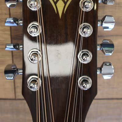 Washburn Heritage Series HD10SCE12 12-String Acoustic/Electric Dreadnought Cutaway Guitar 2010s - Natural image 2