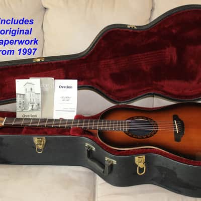 Ovation Parlor 5741-9 "Sunburst" (made in USA) image 15