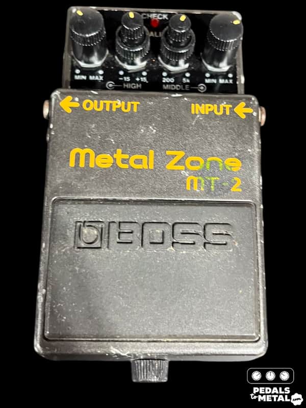 Boss MT-2 Metal Zone (First year 1991) Black X9677 image 1