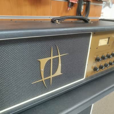 Randall NB King 100 Nuno Bettencourt Signature 2-Channel 100-Watt Tube Guitar Amp Head 2000s - Black with Gold Panel image 3