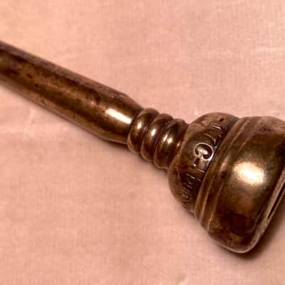Rudy Muck -17C- Cushion Rim Trumpet Mouthpiece-Made c.1940's-Plating Worn-Condition Good image 9