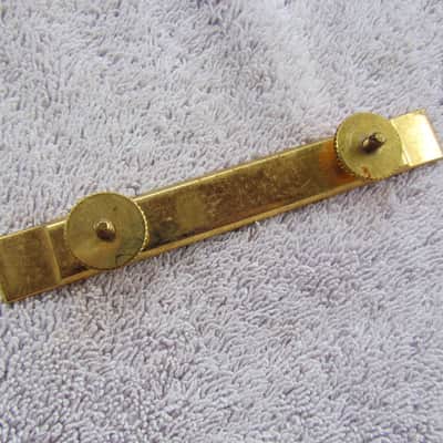 Bigsby Bridge Base Vintage Gold Plated Bigsby Bridge Base 1960's Era Cool! image 1