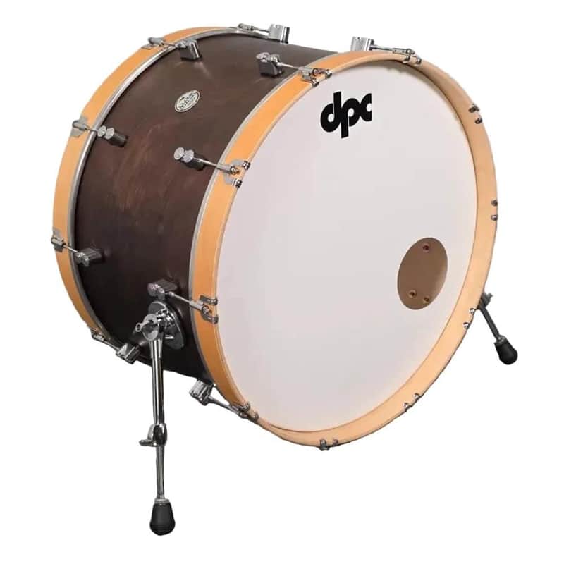 Used PDP Concept Classic Bass Drum 24x14 Walnut w/Natural Hoops - Good image 1
