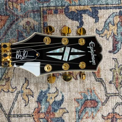 Epiphone Alex Lifeson Signature Les Paul Custom Axcess Ruby image 4