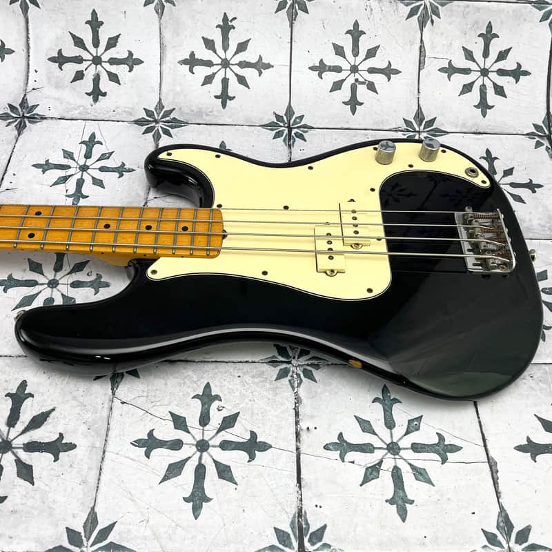 Fender Precision Bass with Maple Fretboard • Black • 1983 • 10.4 lb image 1